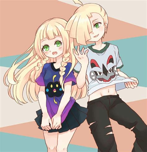 pokémon gladion|pokemon gladion and lillie.